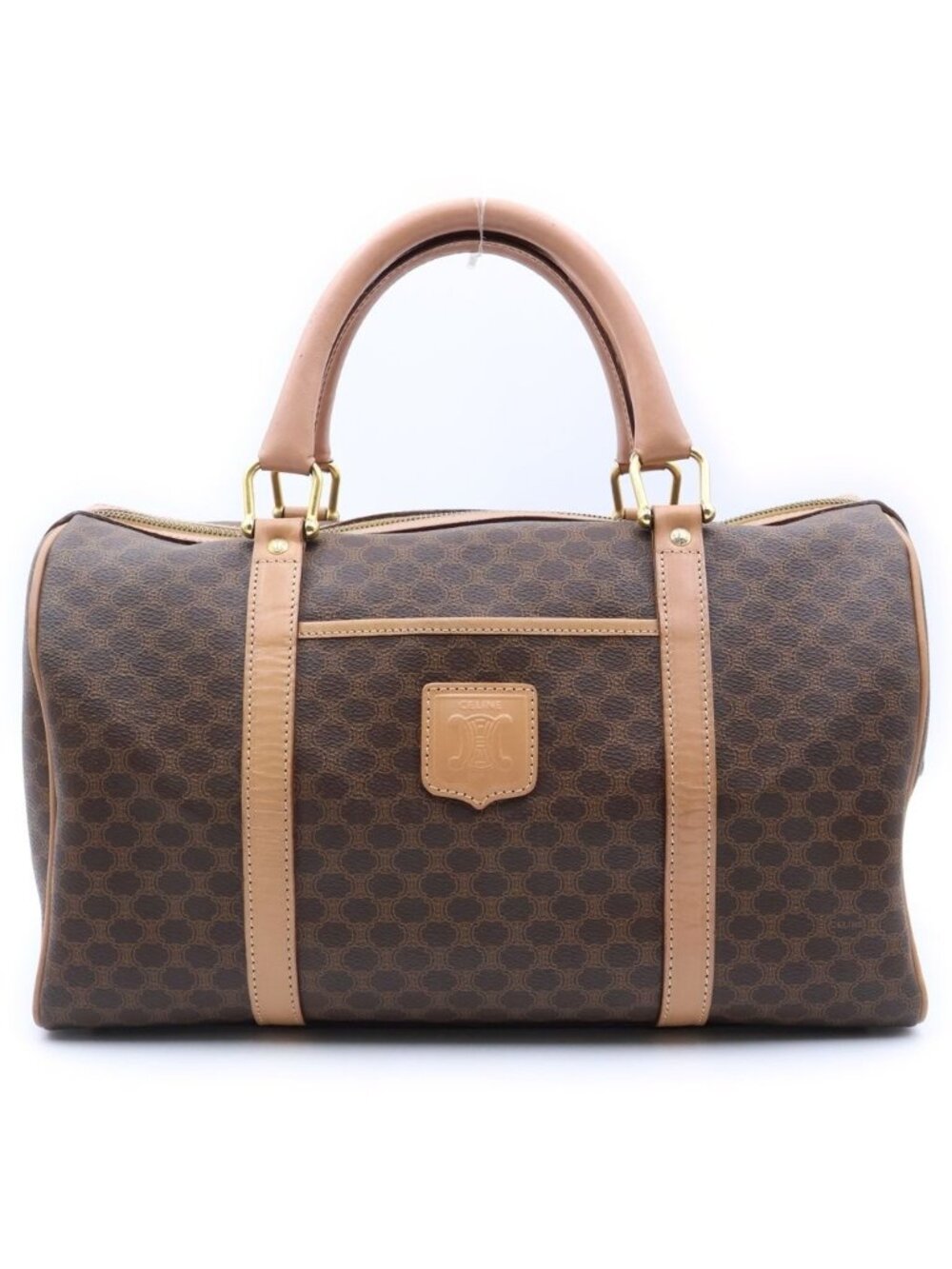 Celine Macadam Boston Bag Brown